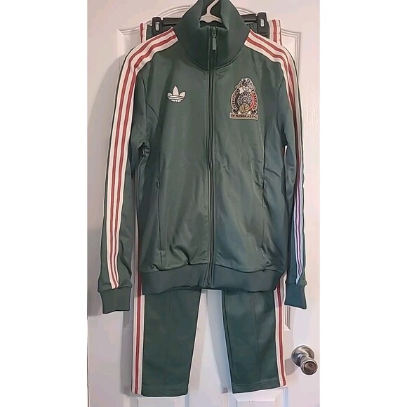 Adidas Originals Men's Size Medium Mexico Beckenbauer Track Suit Jacket & Pants - Picture 1 of 13